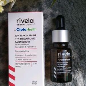 Rivela 10% Niacinamide+ 1% Hyaluronic Acid Serum