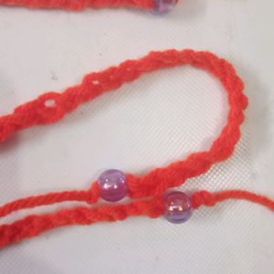 Rakhi With Massage  5pcs