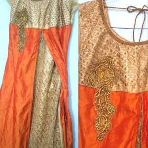 Womens Sequins Embroidery Kurta Set