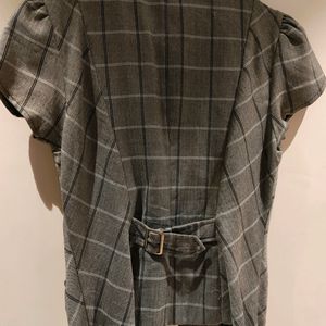 Checkered Half Jacket