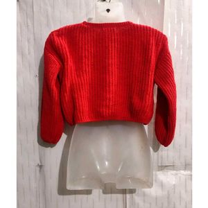 Crop Sweater for Women's