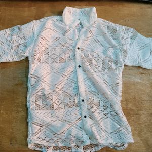 Trendy Netted Unisex Shirt