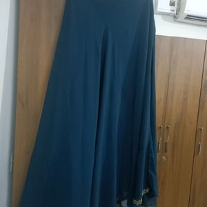 Beautiful Dress Long Kurti With Skirt Dupatta