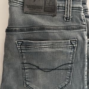 Best colour denim jeans with 3-D design