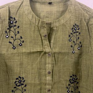 Floral Print Kurta