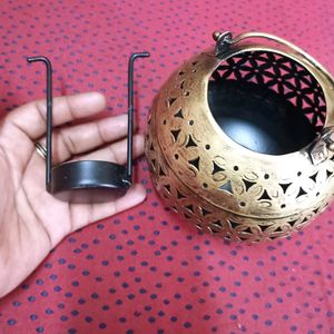 Elegant Antique Finish Diya Holder