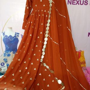 Brand New 🆕 Heavy Party Wear Gown Sharara Dupatta