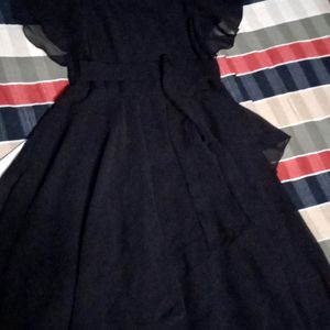 Black Georgette Dress