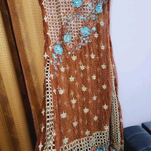 Pakistani Anarkali Simi Stitched Dress