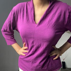 Korean Soft Purple Top