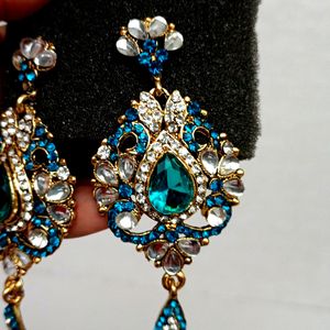 Combo Big Earring + Bajubandh (Arm Jwellery)