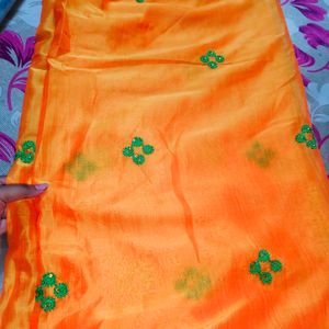 Embroidery Saree