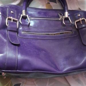 Purple  Hand Bag