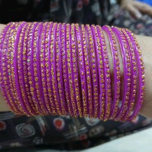 Pink Glass Bangle