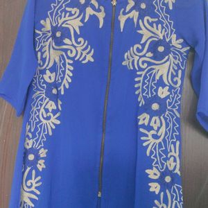 Kurti With Front Zip .