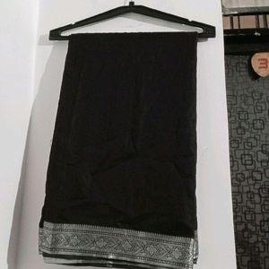 Pure Silver Work Saree