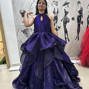 Designer Heavy Organza Gown