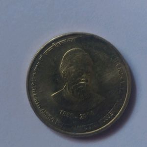 Jamshedji TATA 175 Anniversary coin (Rare Defect)