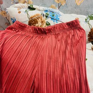 Pleated Pajama Palazzo