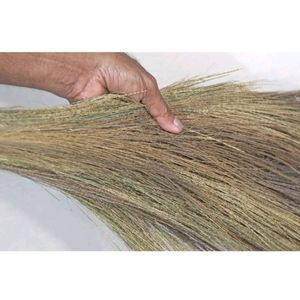 Natural Grass Dry Broom (Steel)