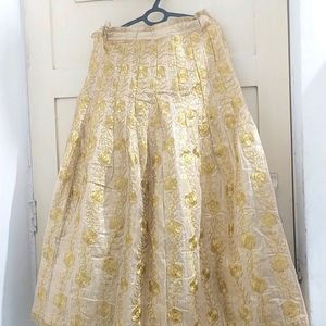 Lehenga Golden