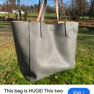 GREY TOTE BAG