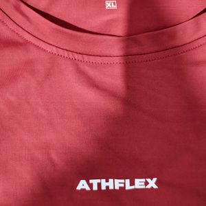 Men Compression Fit T-Shirt with Crew Neck