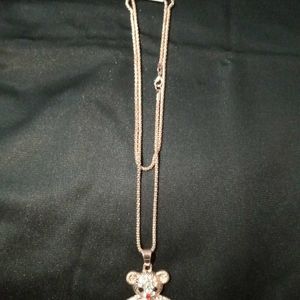 Teddy Rose Gold Neck Chain