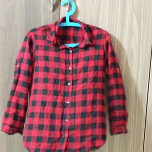 Red 🔴Smart Look Women's Check Shirt