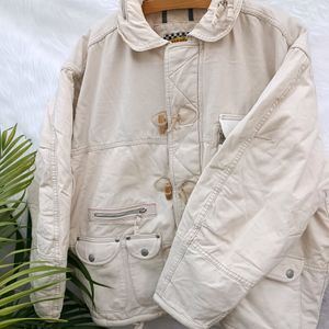 Sherpa off white heavy duty jacket