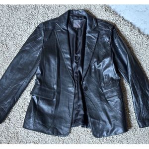 Sheepskin Leather Blazer