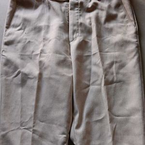 Cream Formal Pant