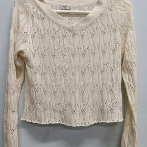 White Designer Top