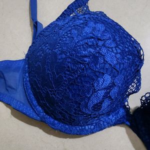 Royal Blue Sensual Pushup Bra