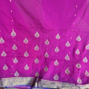 Multi Colour Pink Saree