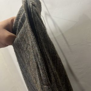 Korean Thrifted Wool Jute Mix Skirt