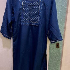 Royal blue kurti