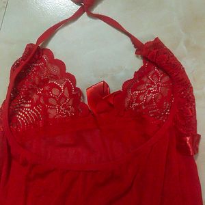 Shimmering Red Beach Top