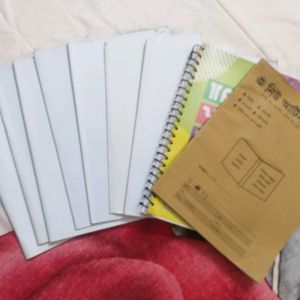 9 Unused And New Blank Notebooks