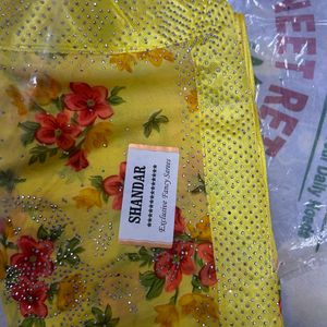 New Tag Saree For Haldi Ceremony