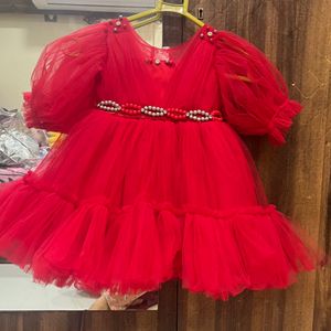 Red Colour Frock