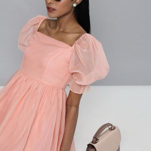 Sassafras Women Peach Coloured Dress