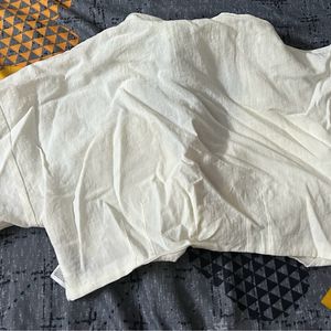 H&M White Crop Top- Cotton- Worn Once