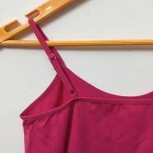 Rose Colour Strappy Top