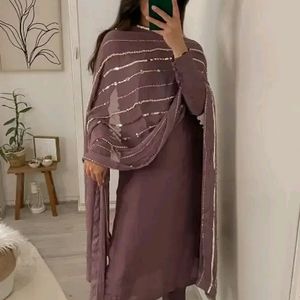 Trendy Georgette Kurta Set 🥰😍