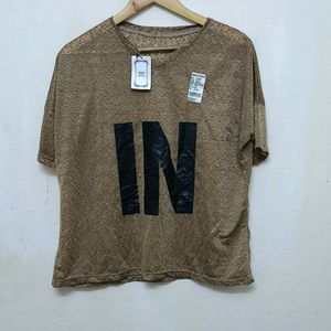 Trendy New Tan Top For Women