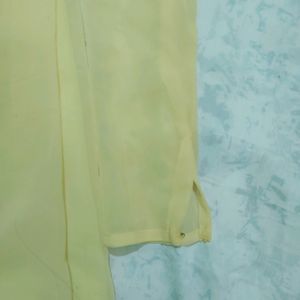 Yellow Anarkali