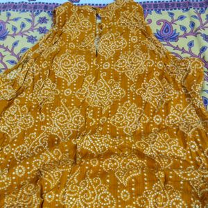 Mustard yellow Kurta