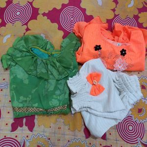 Combo Of Kids Dress