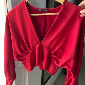 ZARA Red Top